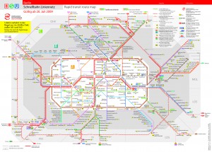 Streckennetz der BVG